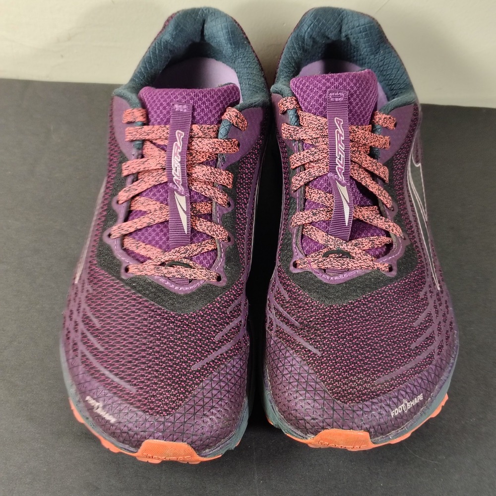 Altra Timp 2 Women Size 9.5 Purple Orange Mesh Trail Running Shoes AL0A4QTP003 - Picture 4 of 16